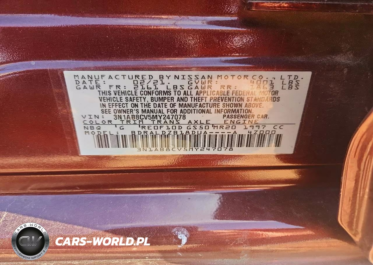 2021 Nissan Sentra Sv VIN:3N1AB8CV5MY247078 - 12