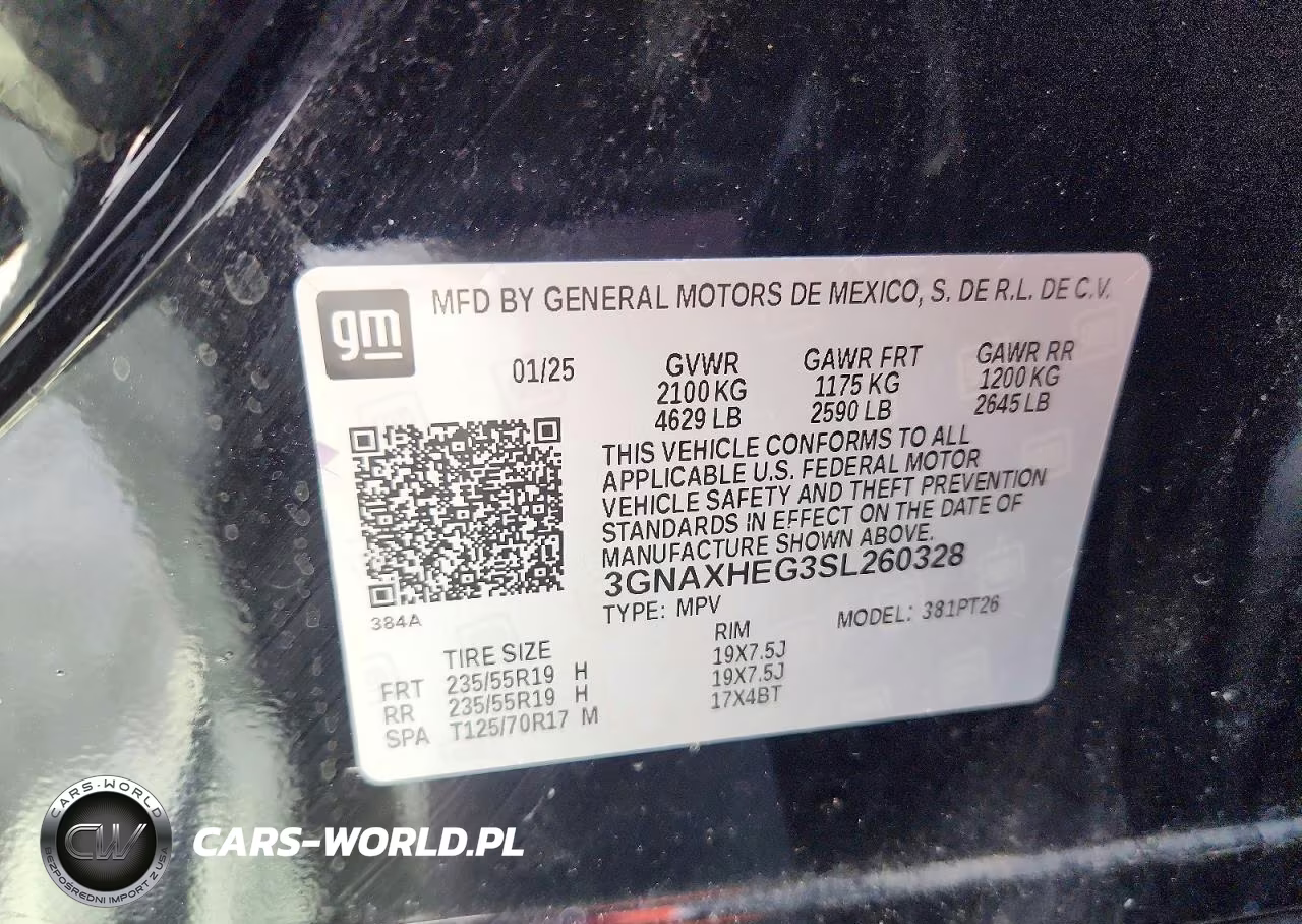 2025 Chevrolet Equinox Lt VIN:3GNAXHEG3SL260328 - 12
