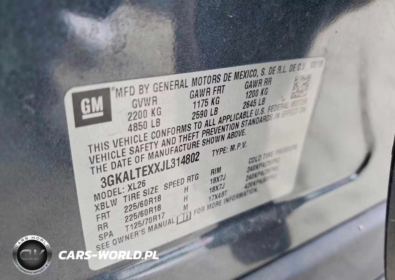 2018 GMC Terrain Sle VIN:3GKALTEXXJL314802 - 14