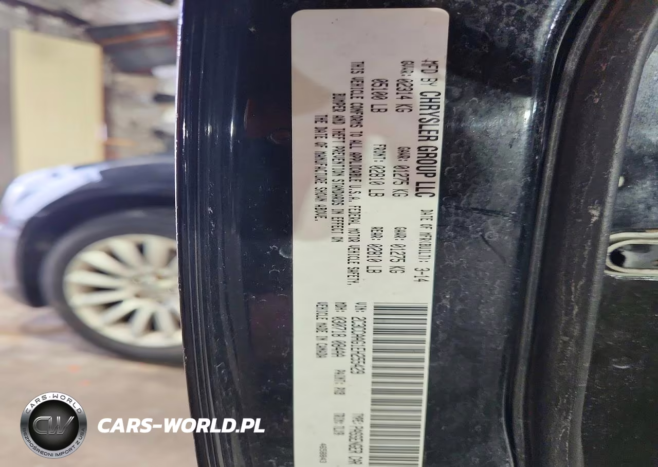 2014 Chrysler 300 VIN:2C3CCAAG1EH255429 - 12