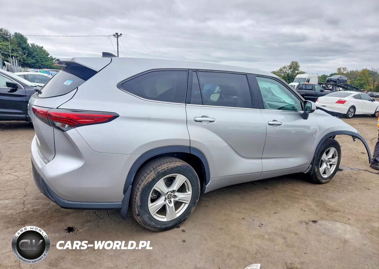 2022 Toyota Highlander Le VIN:5TDBZRBH9NS214348 - 3