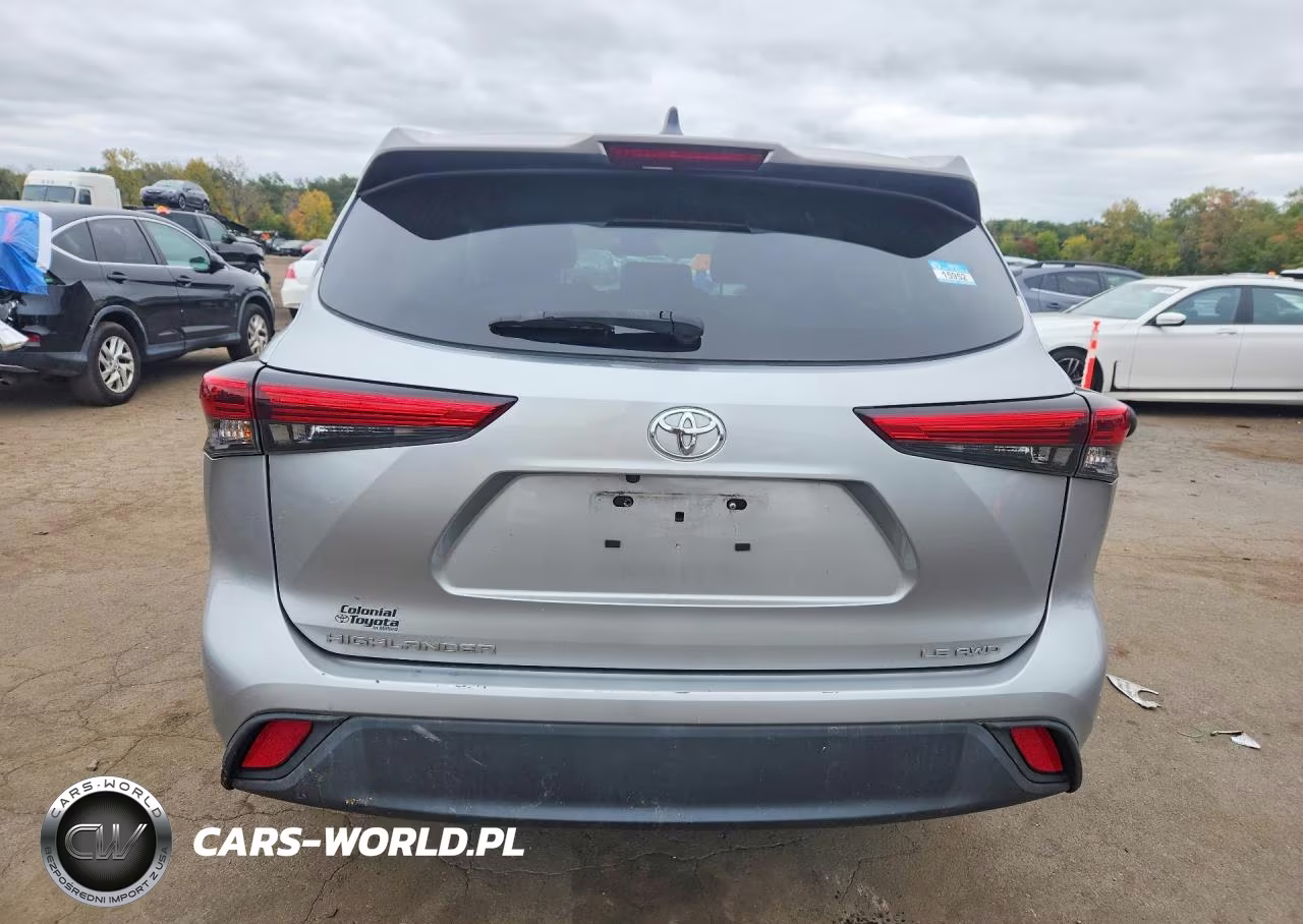 2022 Toyota Highlander Le VIN:5TDBZRBH9NS214348 - 6