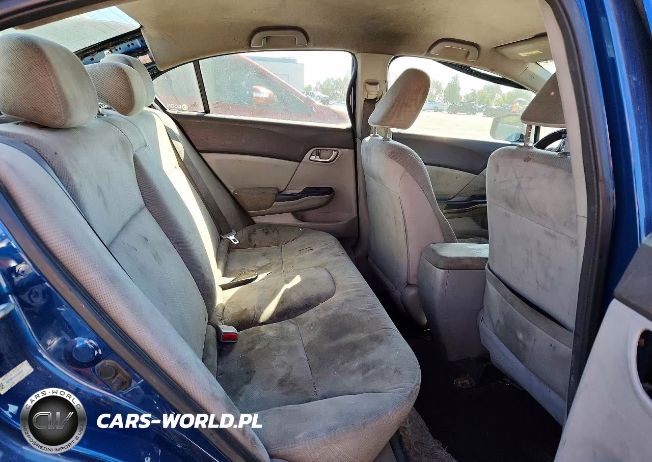 2012 Honda Civic Lx VIN:19XFB2F54CE344591 - 10