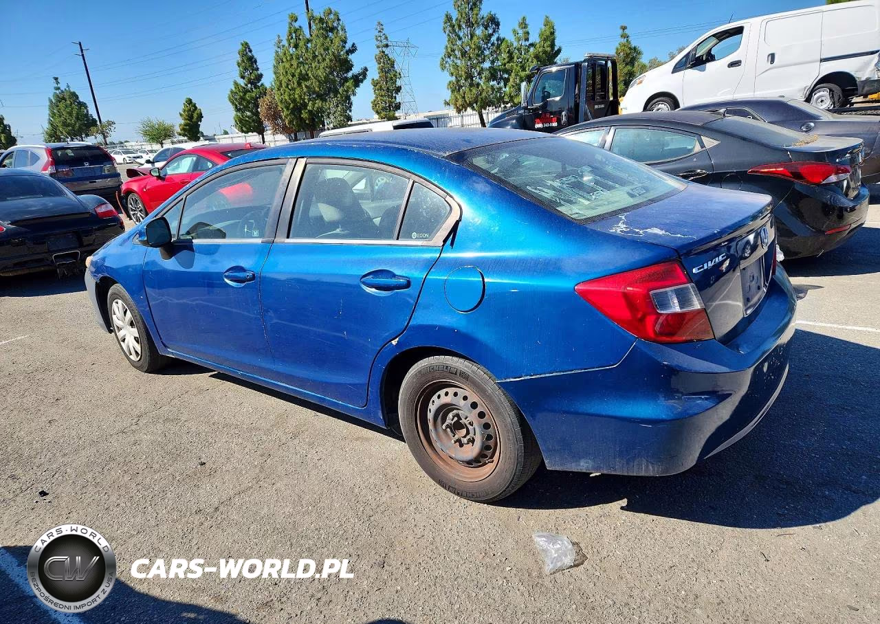 2012 Honda Civic Lx VIN:19XFB2F54CE344591 - 2