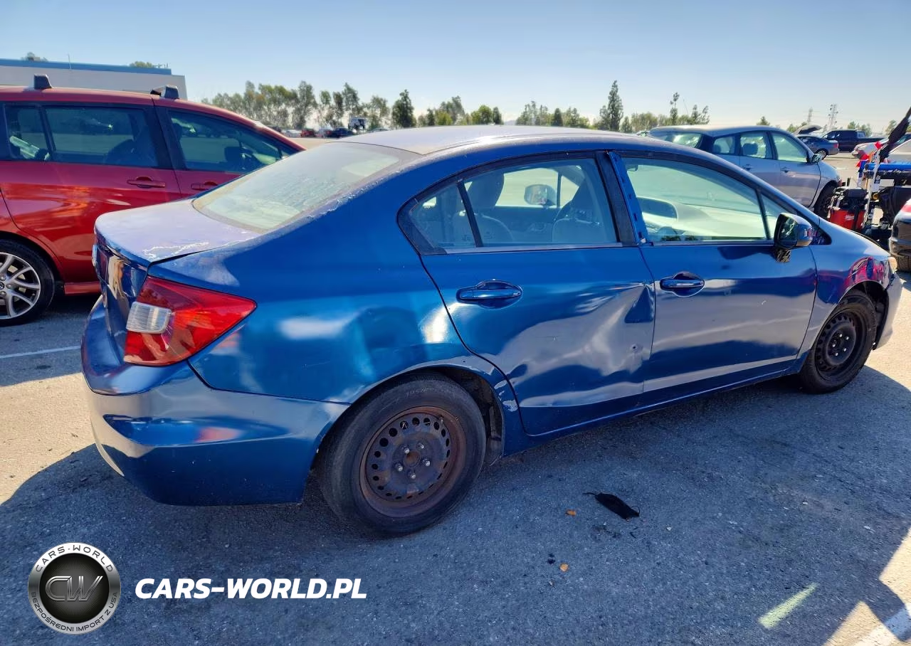 2012 Honda Civic Lx VIN:19XFB2F54CE344591 - 3