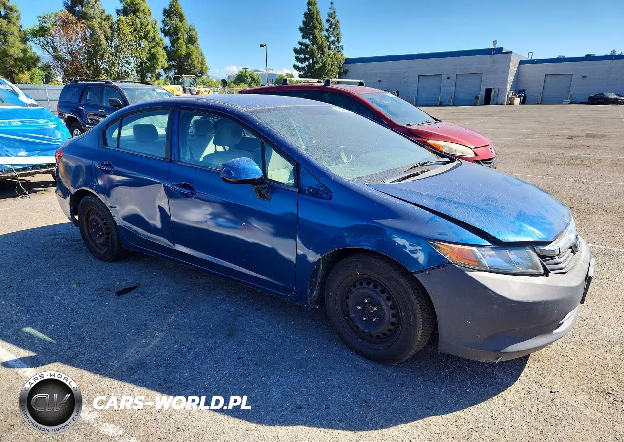 2012 Honda Civic Lx VIN:19XFB2F54CE344591 - 4