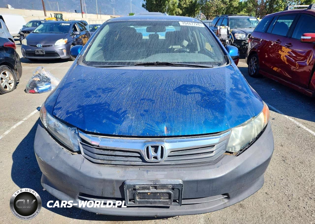 2012 Honda Civic Lx VIN:19XFB2F54CE344591 - 5