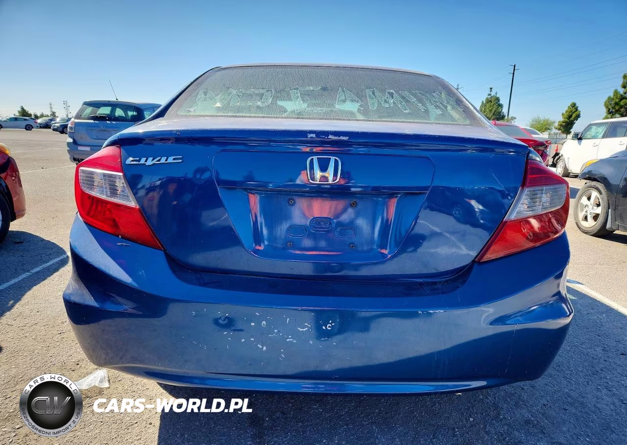 2012 Honda Civic Lx VIN:19XFB2F54CE344591 - 6