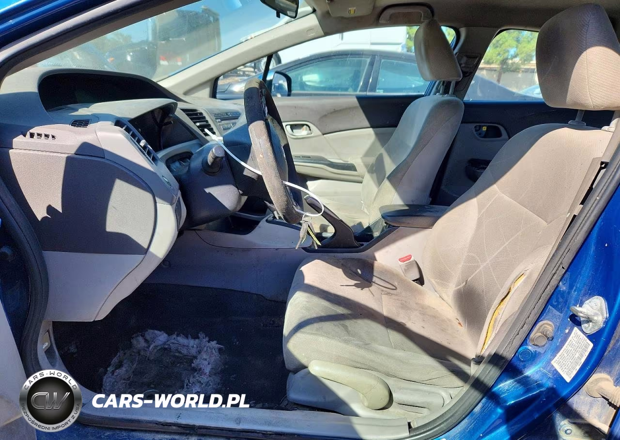2012 Honda Civic Lx VIN:19XFB2F54CE344591 - 7