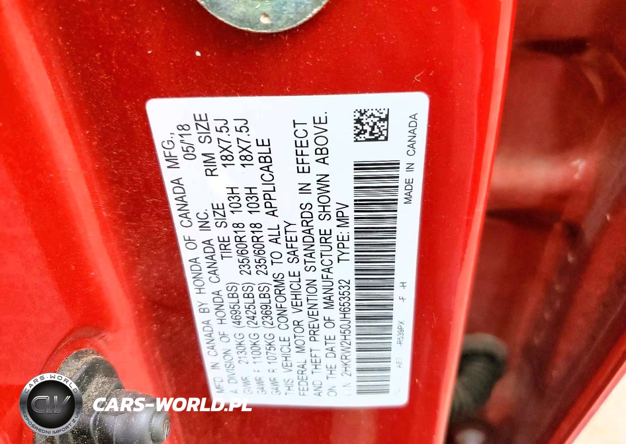 2018 Honda Cr-V Ex VIN:2HKRW2H50JH653532 - 13