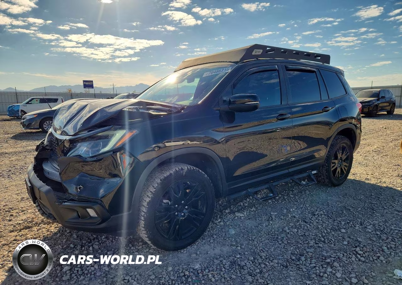 2019 Honda Passport Exl VIN:5FNYF8H53KB022336 - 1