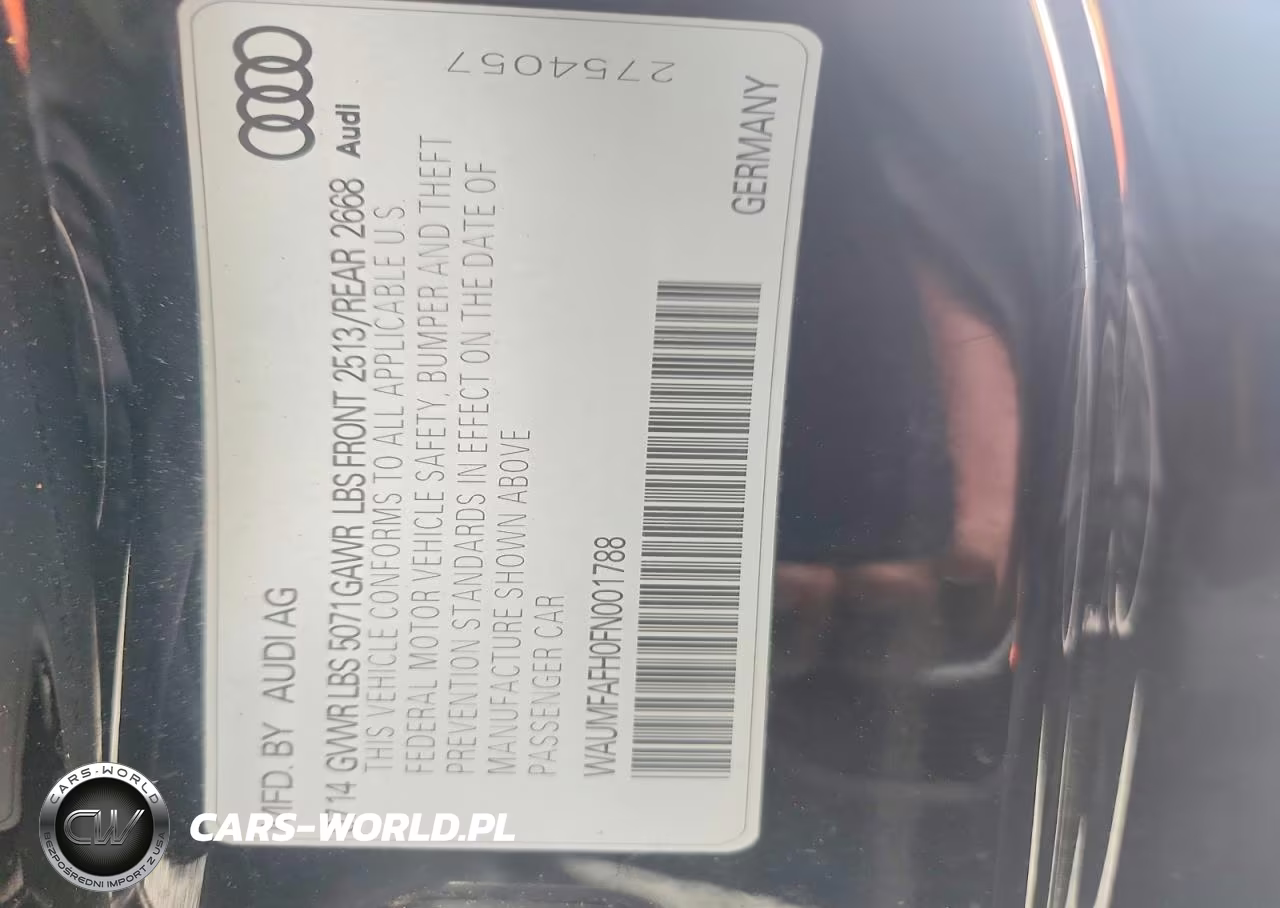 2015 Audi A5 Premium Plus VIN:WAUMFAFH0FN001788 - 12