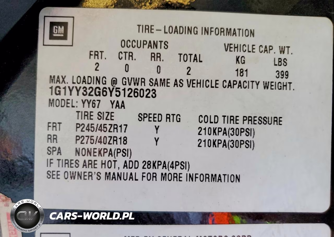 2000 Chevrolet Corvette VIN:1G1YY32G6Y5126023 - 12