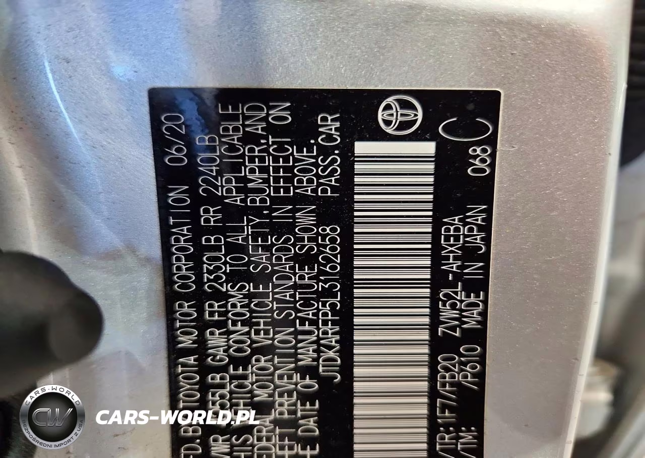 2020 Toyota Prius Prime Le VIN:JTDKARFP5L3162658 - 12