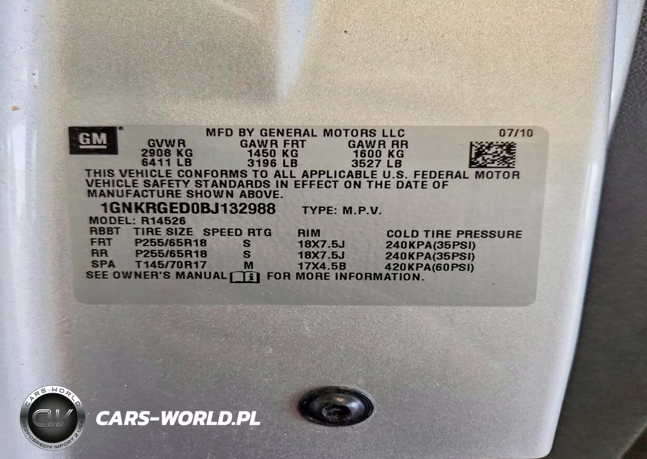 2011 Chevrolet Traverse Lt VIN:1GNKRGED0BJ132988 - 13