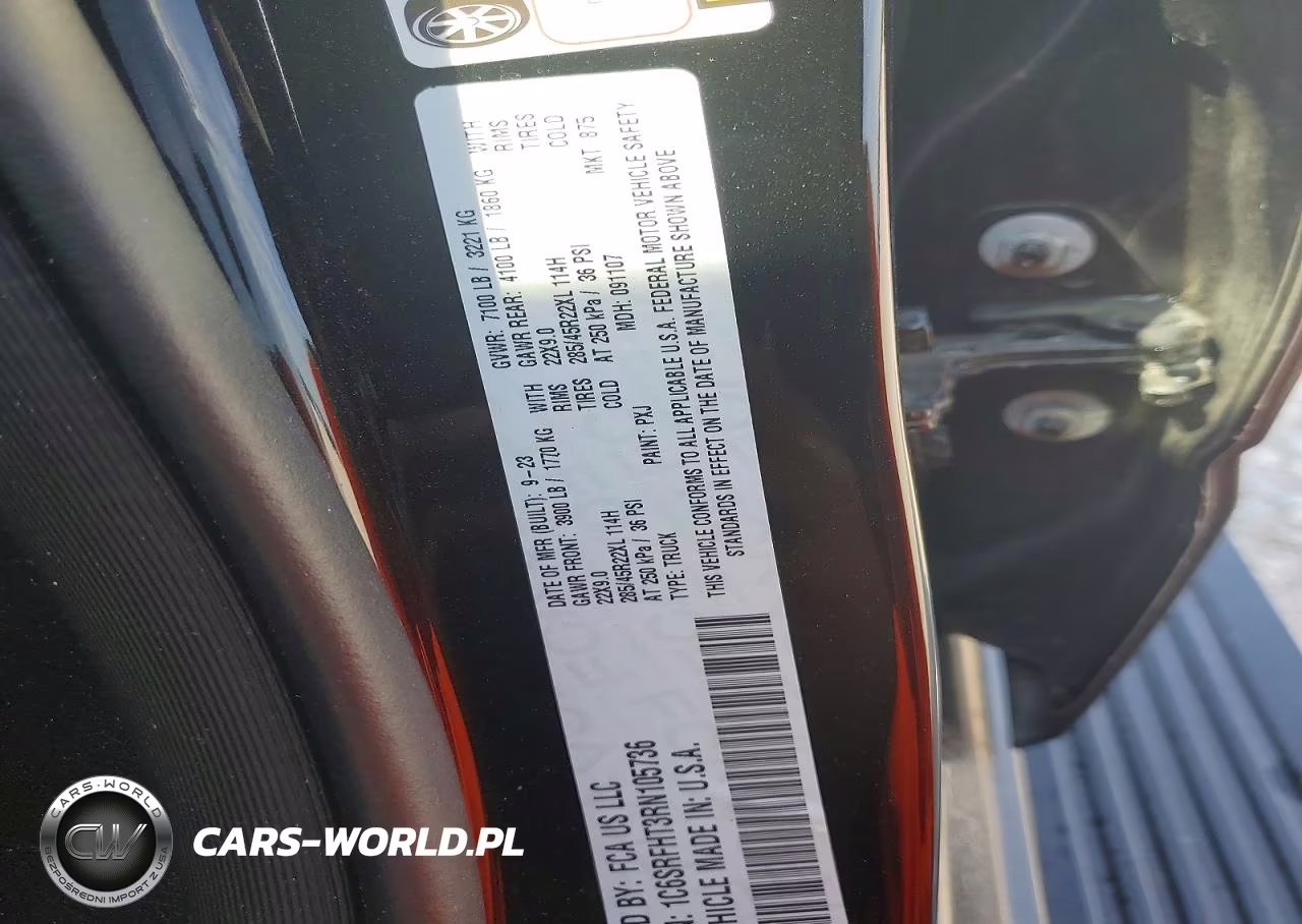 2024 Ram 1500 Limited VIN:1C6SRFHT3RN105736 - 13