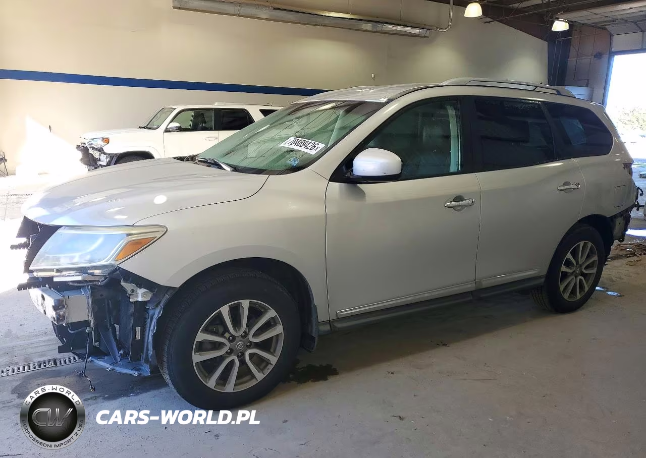 2014 Nissan Pathfinder Sl VIN:5N1AR2MMXEC693454 - 1