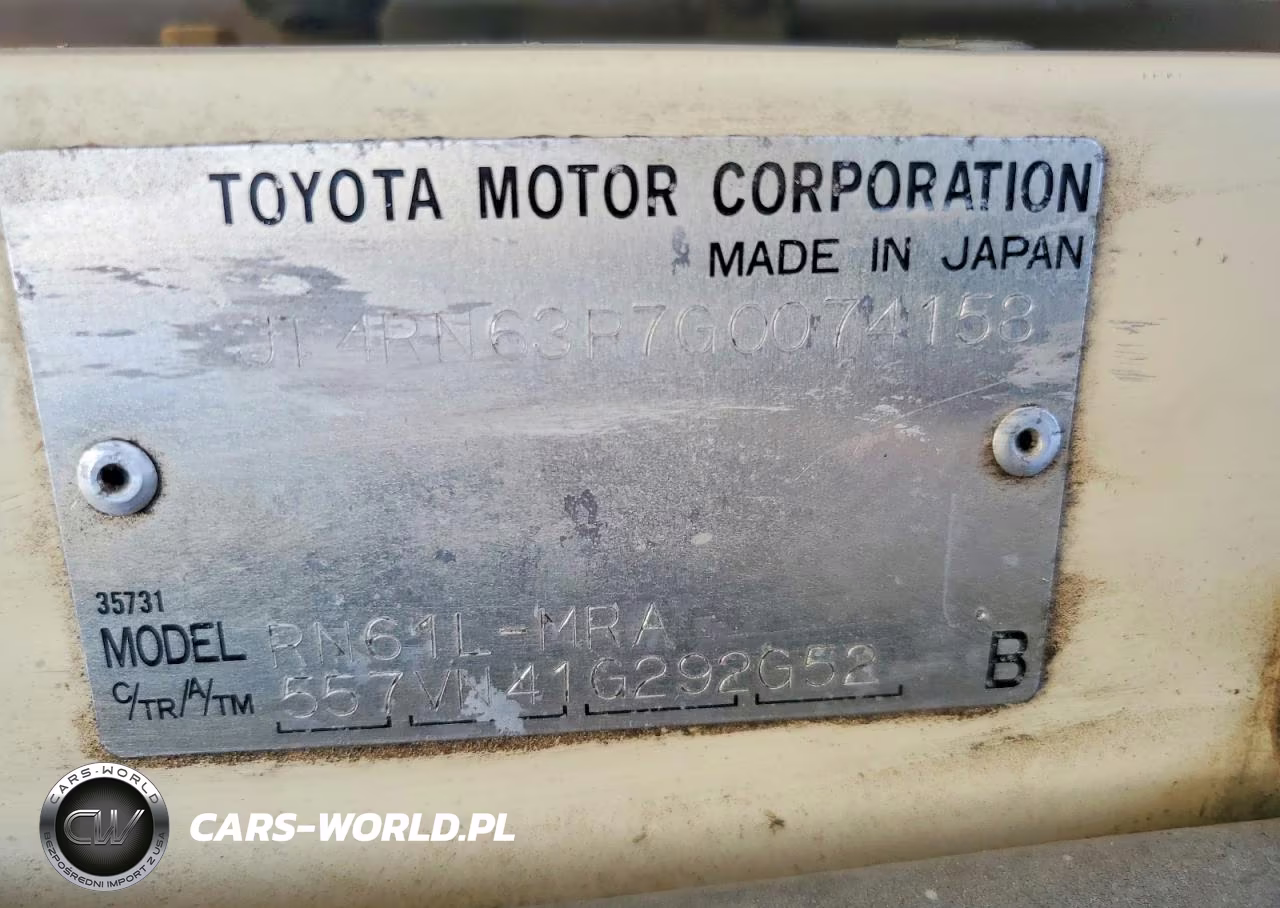 1986 Toyota Pickup Rn63 Std VIN:JT4RN63R7G0074158 - 12