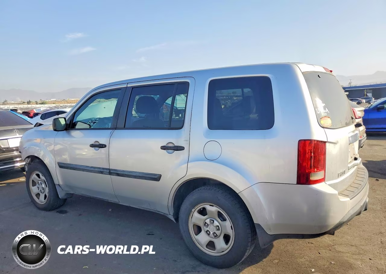 2013 Honda Pilot Lx VIN:5FNYF3H26DB035237 - 2
