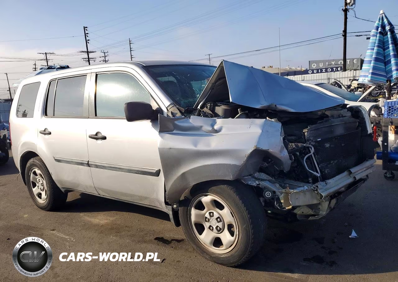 2013 Honda Pilot Lx VIN:5FNYF3H26DB035237 - 4