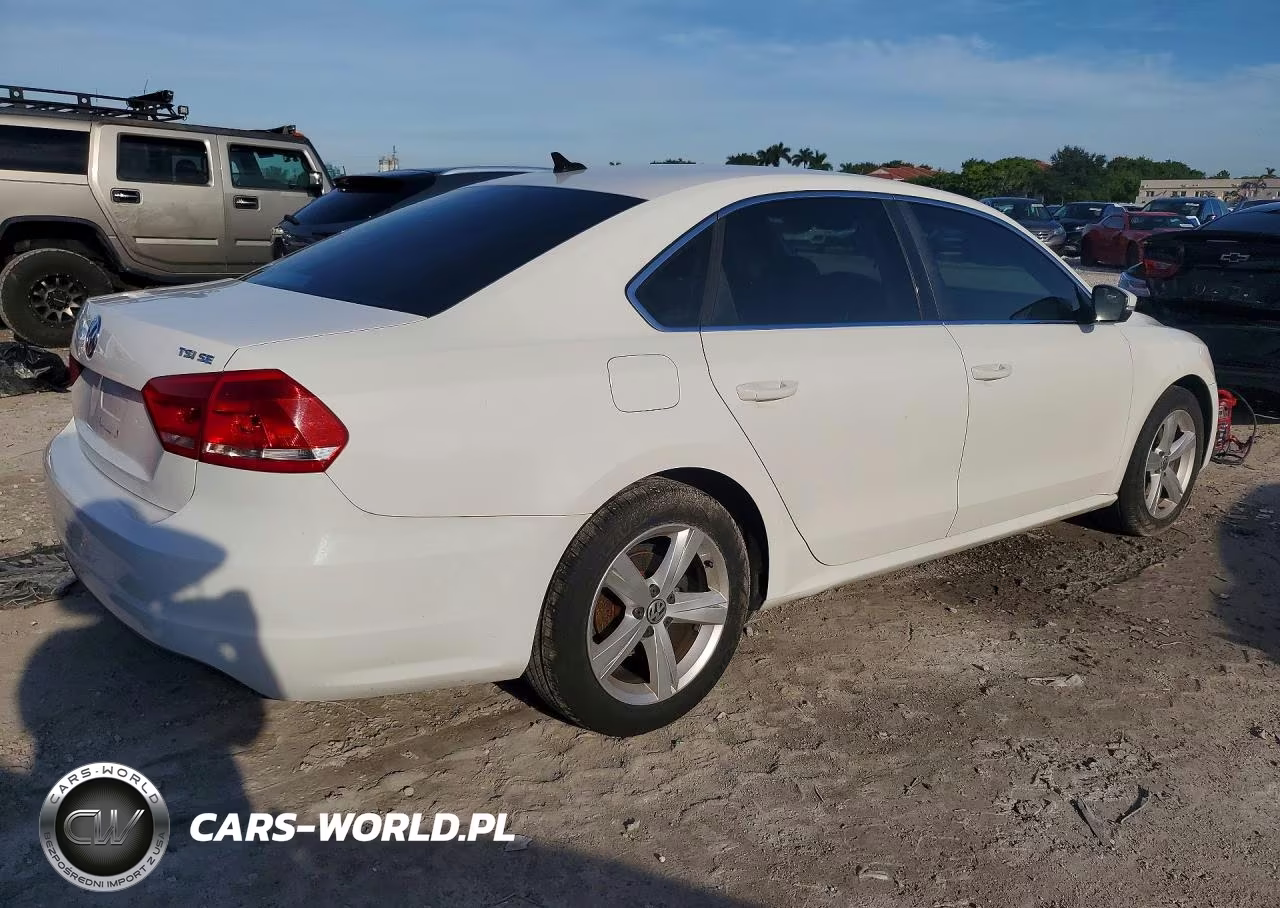 2014 Volkswagen Passat Se VIN:1VWBS7A32EC055346 - 3