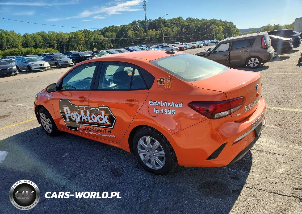 2021 Kia Rio Lx VIN:3KPA24AD8ME378846 - 2