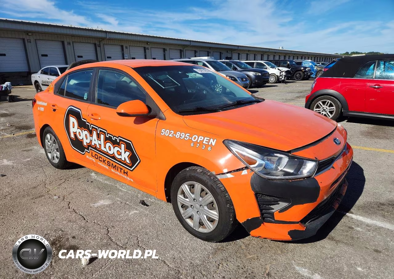 2021 Kia Rio Lx VIN:3KPA24AD8ME378846 - 4