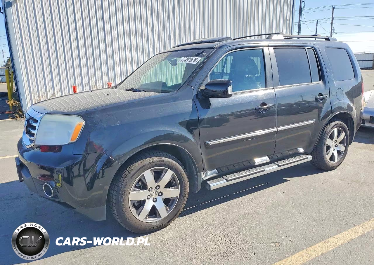 2012 Honda Pilot Touring VIN:5FNYF4H93CB073123 - 1