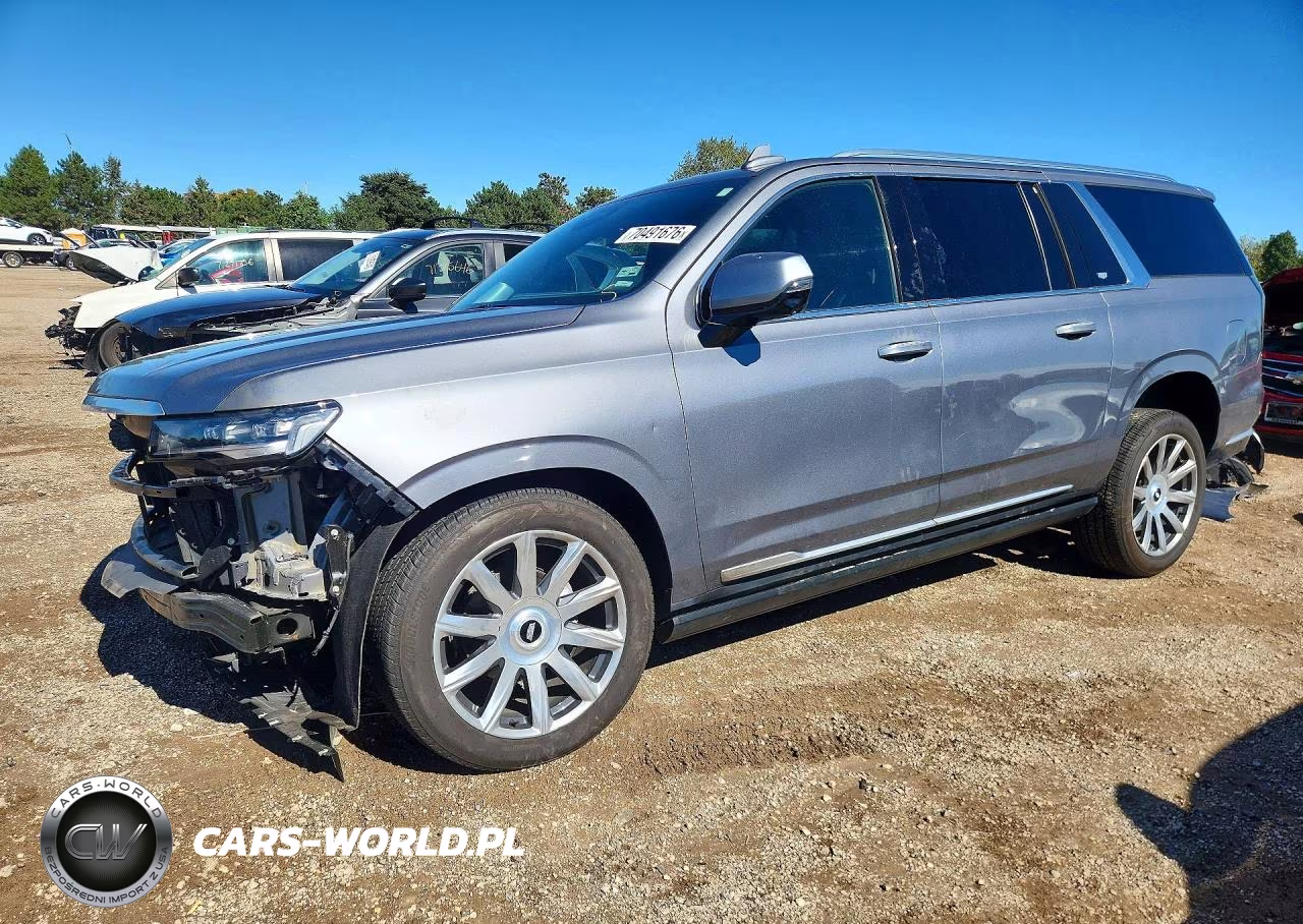 2022 Cadillac Escalade Esv Premium Luxury Platinum VIN:1GYS4MKL7NR178397 - 1