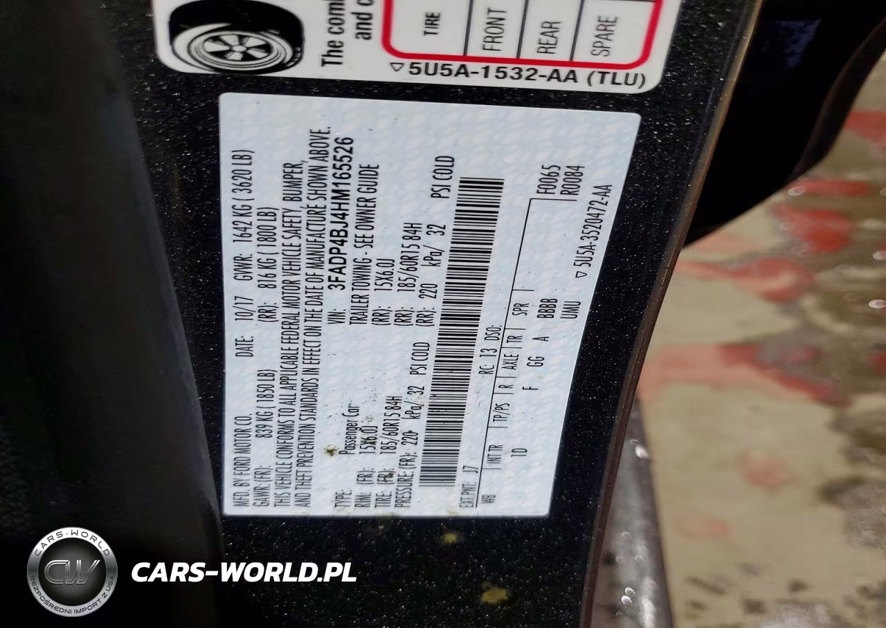 2017 Ford Fiesta Se VIN:3FADP4BJ4HM165526 - 12
