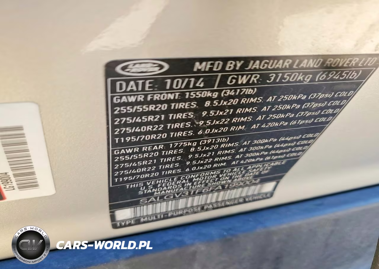 2015 Land Rover Range Rover Autobiography VIN:SALGV3TF6FA199004 - 14