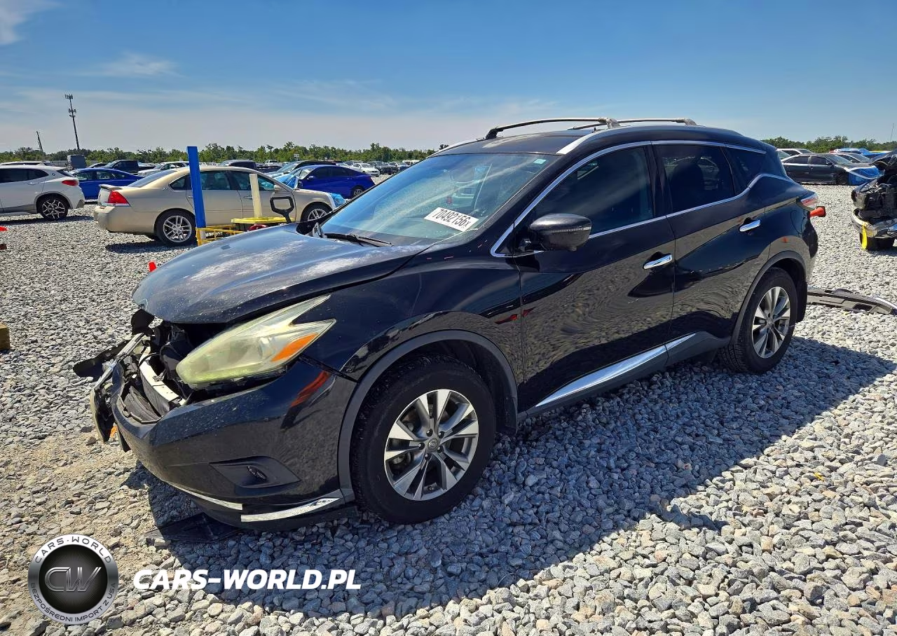 2016 Nissan Murano Sl VIN:5N1AZ2MGXGN138800 - 1