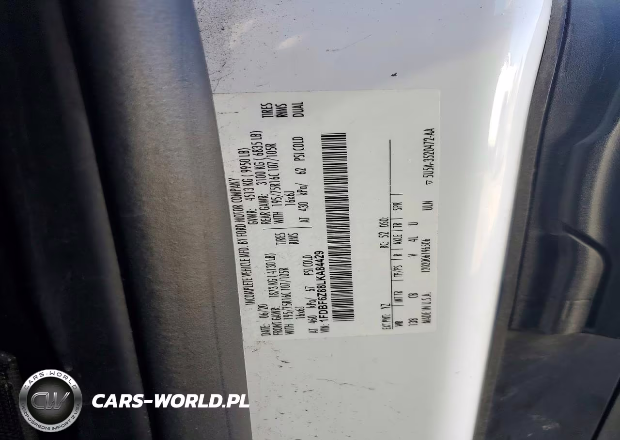 2020 Ford Transit T-350 Hd VIN:1FDBF6Z88LKA84429 - 12