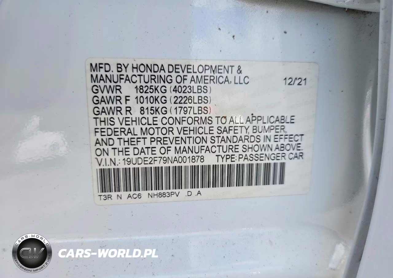 2022 Acura Ilx Premium VIN:19UDE2F79NA001878 - 12