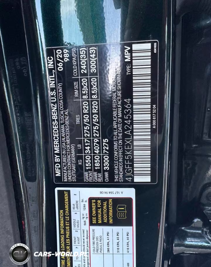 2020 Mercedes-Benz Gls 450 4Matic VIN:4JGFF5KEXLA245364 - 10