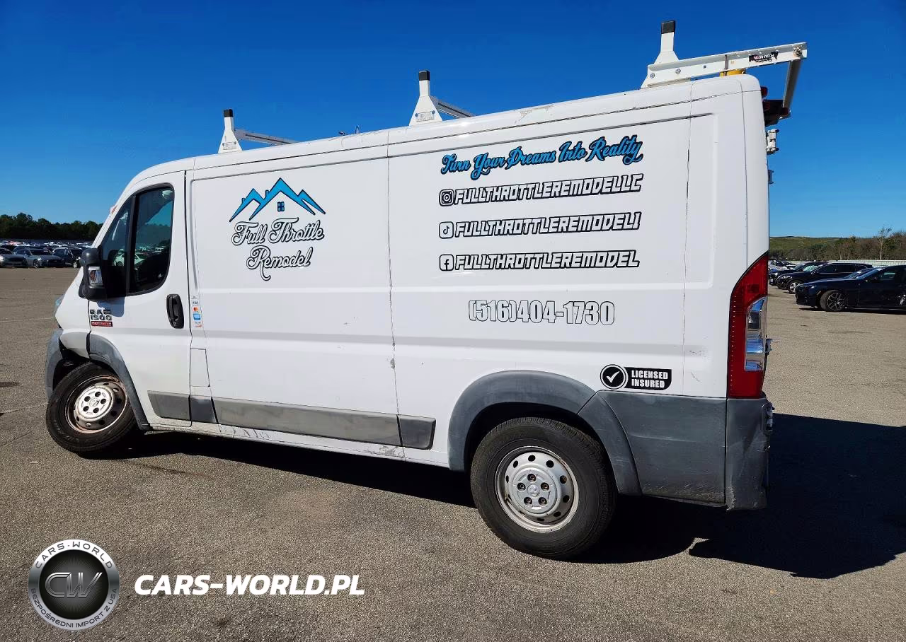 2017 Ram Promaster 1500 1500 Standard VIN:3C6TRVAG0HE527560 - 2