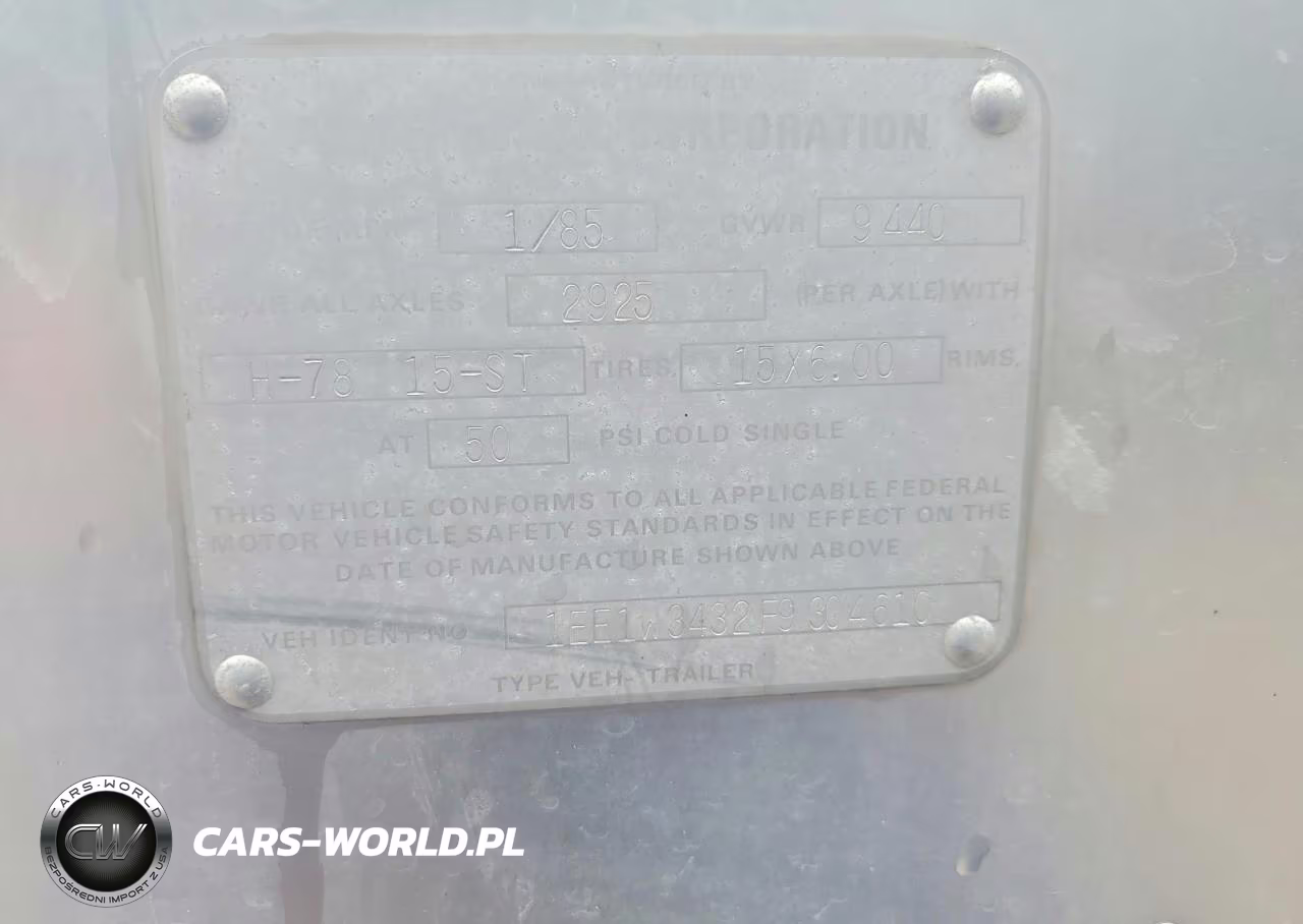 1985 Fleetwood Avion Camper VIN:1EE1W3432F9304610 - 10
