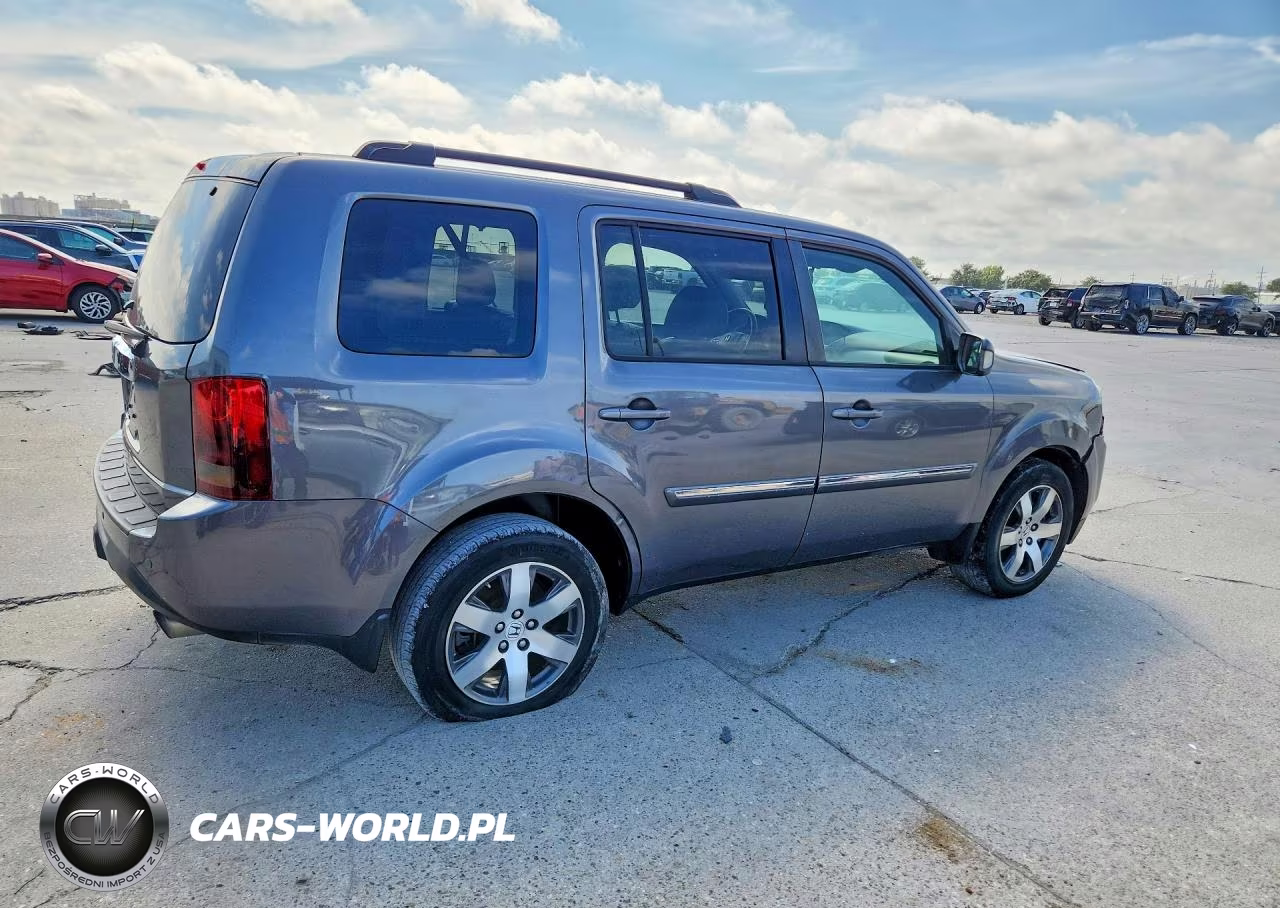 2014 Honda Pilot Touring VIN:5FNYF3H90EB021901 - 3