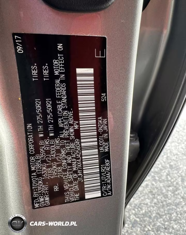 2018 Lexus Lx 570 VIN:JTJHY7AX4J4256049 - 10