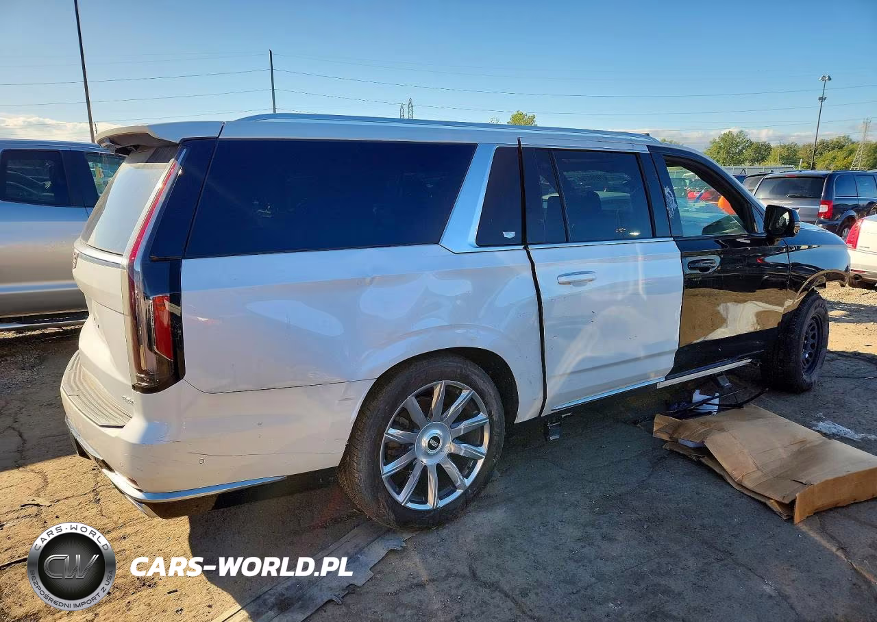 2022 Cadillac Escalade Esv Premium Luxury Platinum VIN:1GYS4MKL2NR196080 - 3