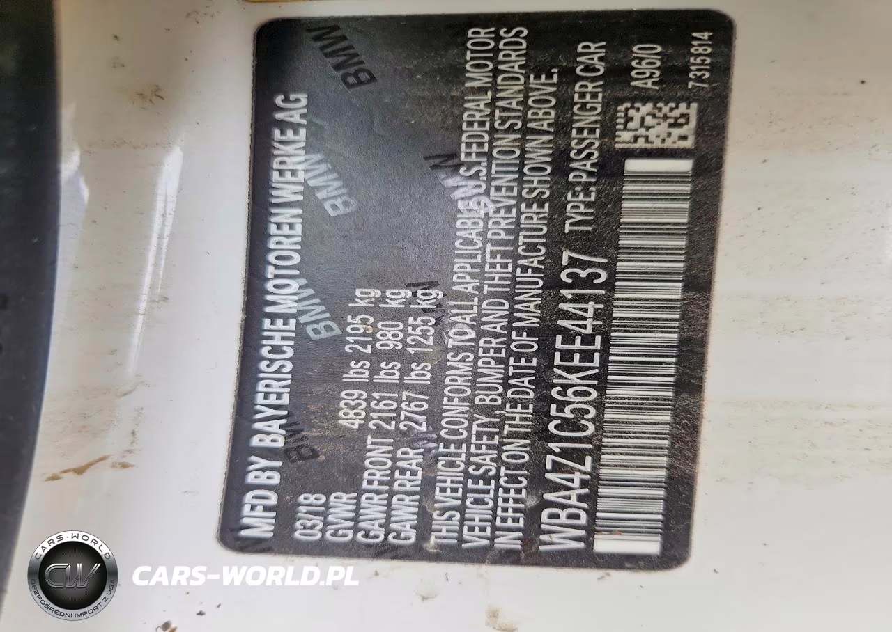 2019 BMW 430I VIN:WBA4Z1C56KEE44137 - 12
