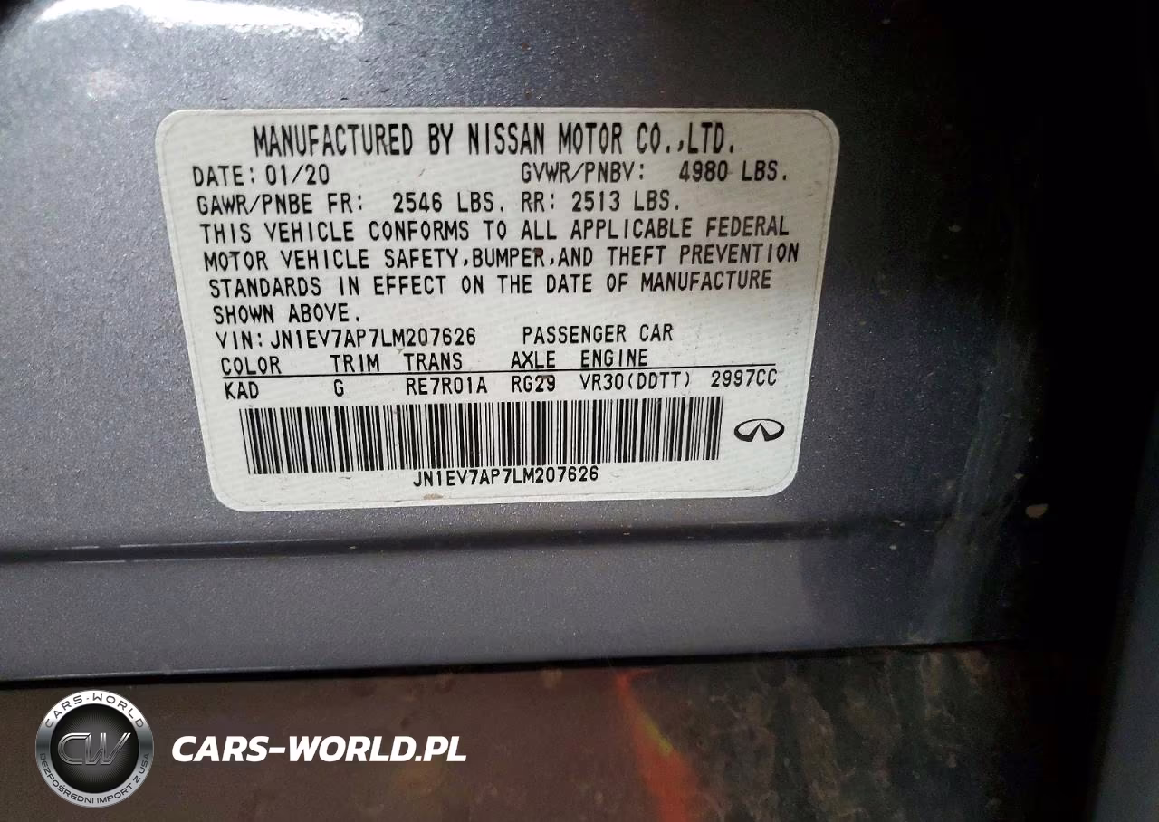 2020 Infiniti Q50 Pure VIN:JN1EV7AP7LM207626 - 13
