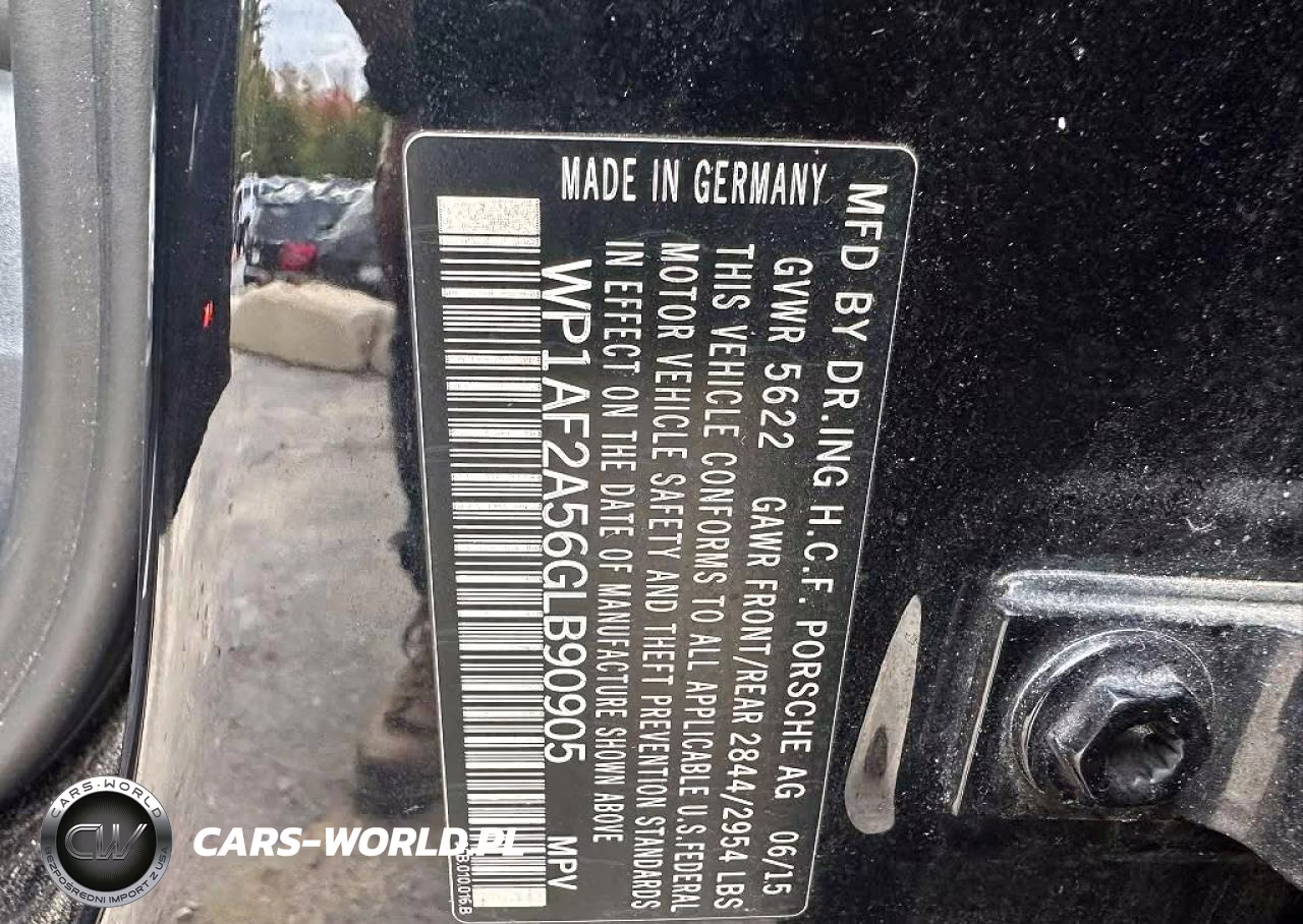 2016 Porsche Macan Turbo VIN:WP1AF2A56GLB90905 - 10