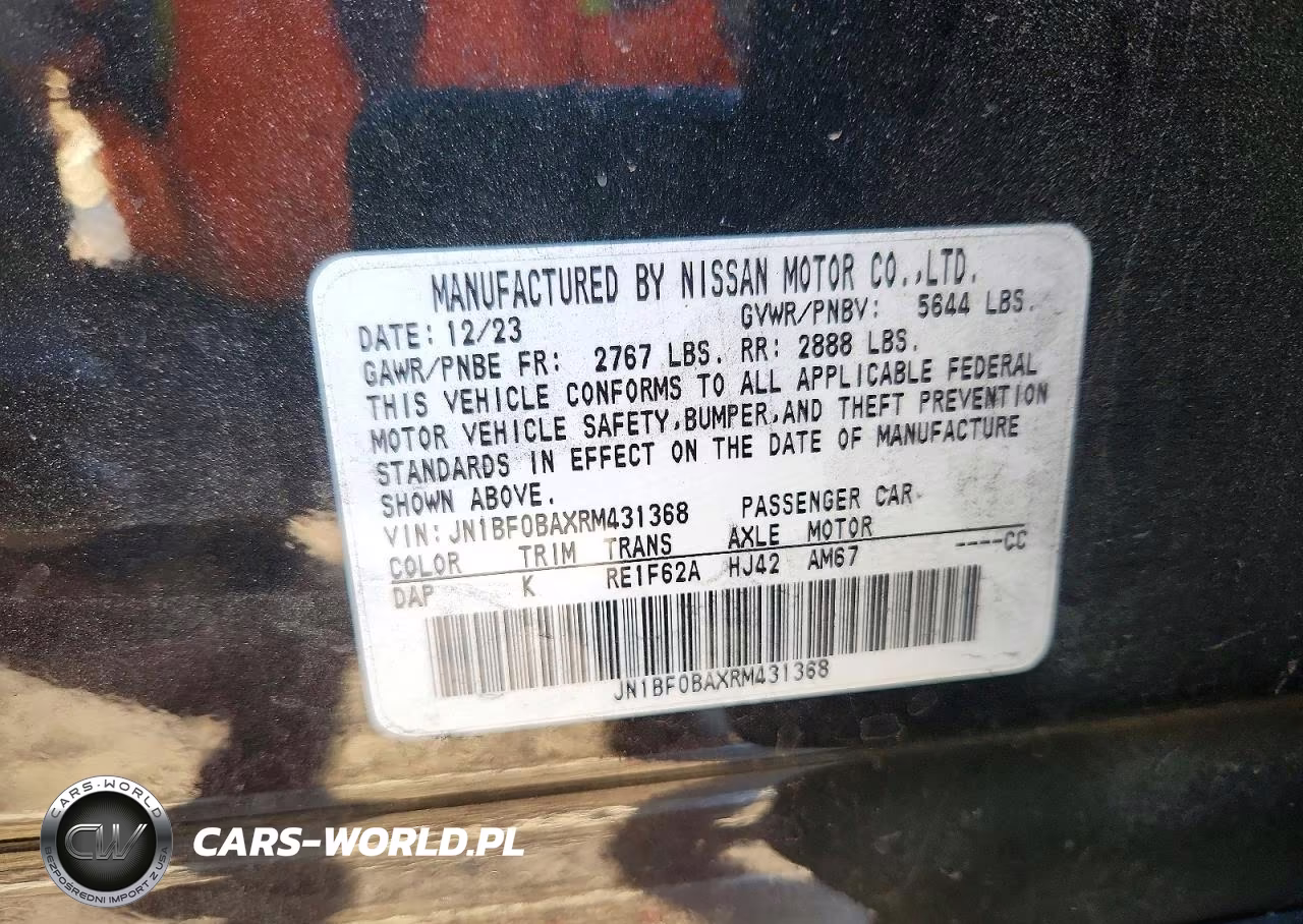 2024 Nissan Ariya Evolve+ VIN:JN1BF0BAXRM431368 - 12