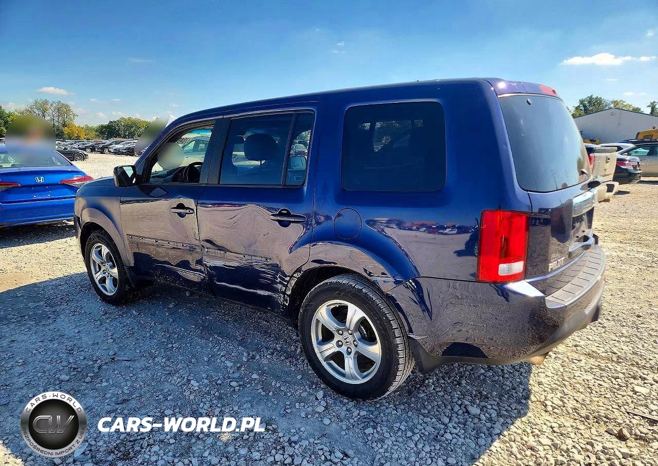 2013 Honda Pilot Exl VIN:5FNYF4H52DB074438 - 2