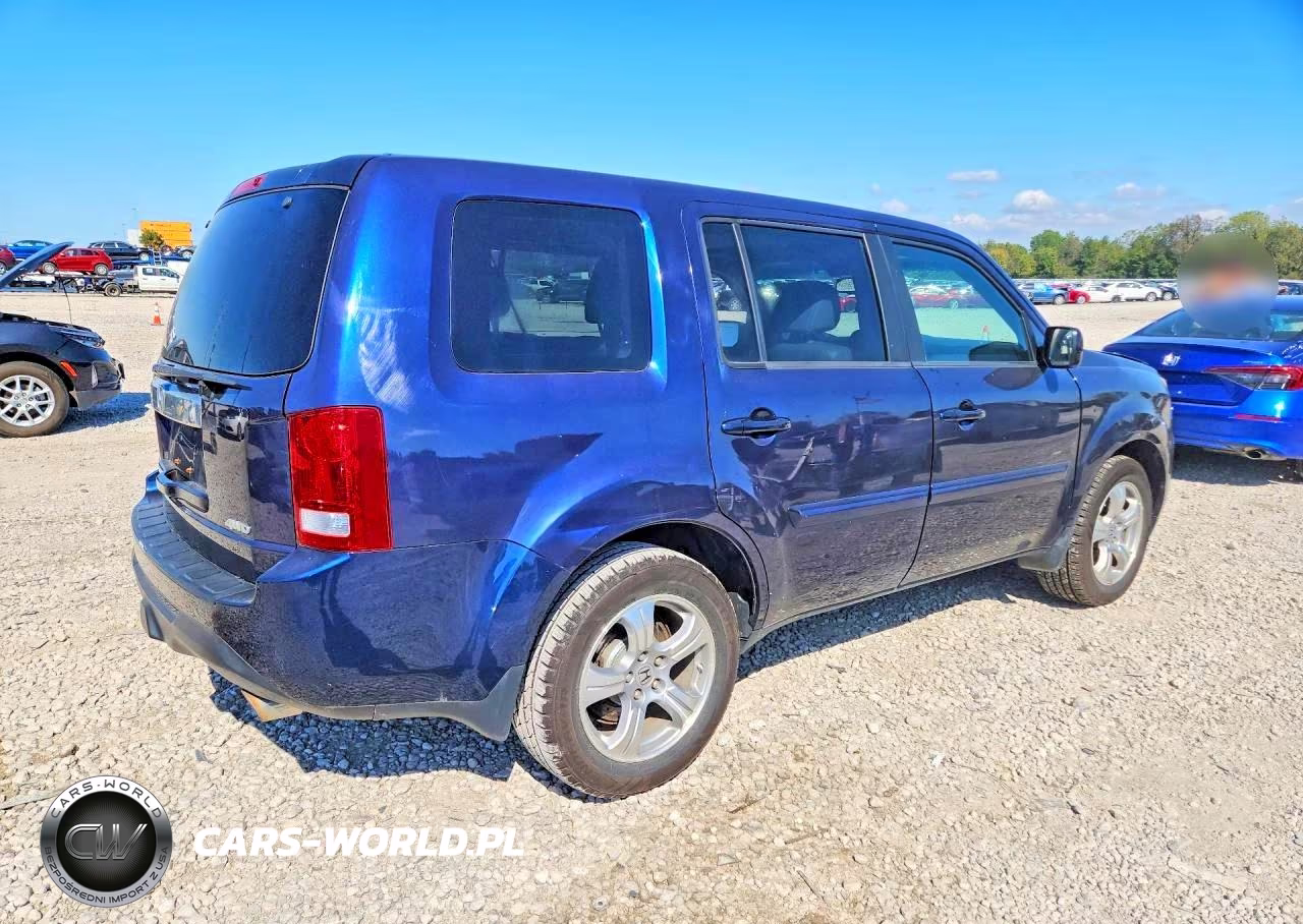 2013 Honda Pilot Exl VIN:5FNYF4H52DB074438 - 3