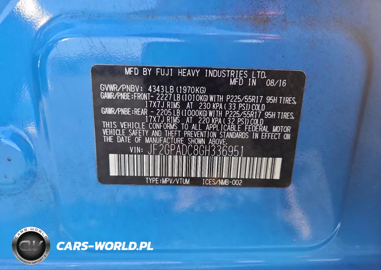 2016 Subaru Crosstrek Premium VIN:JF2GPADC8GH336951 - 12