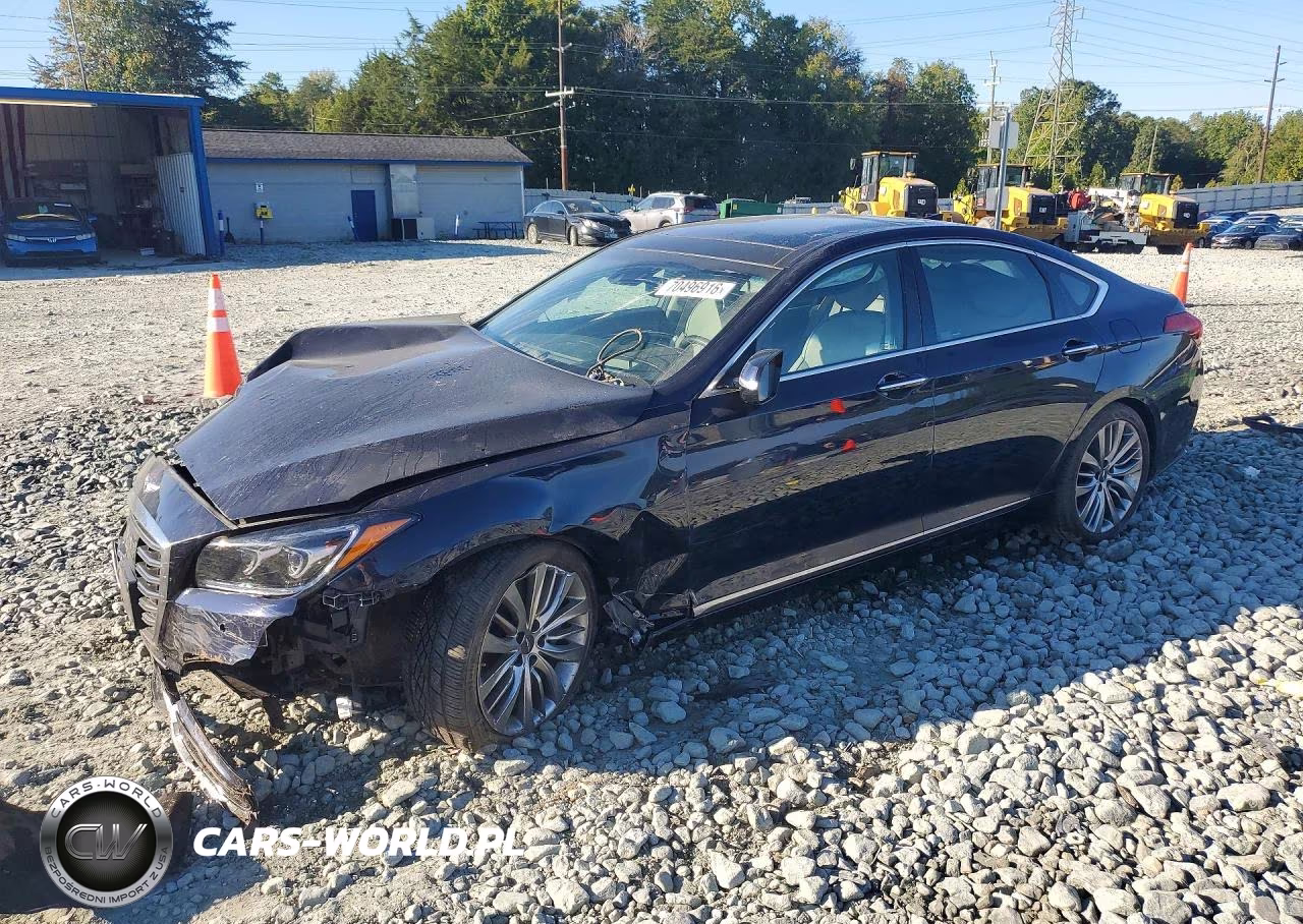 2018 Genesis G80 Ultimate VIN:KMHGN4JF8JU250408 - 1