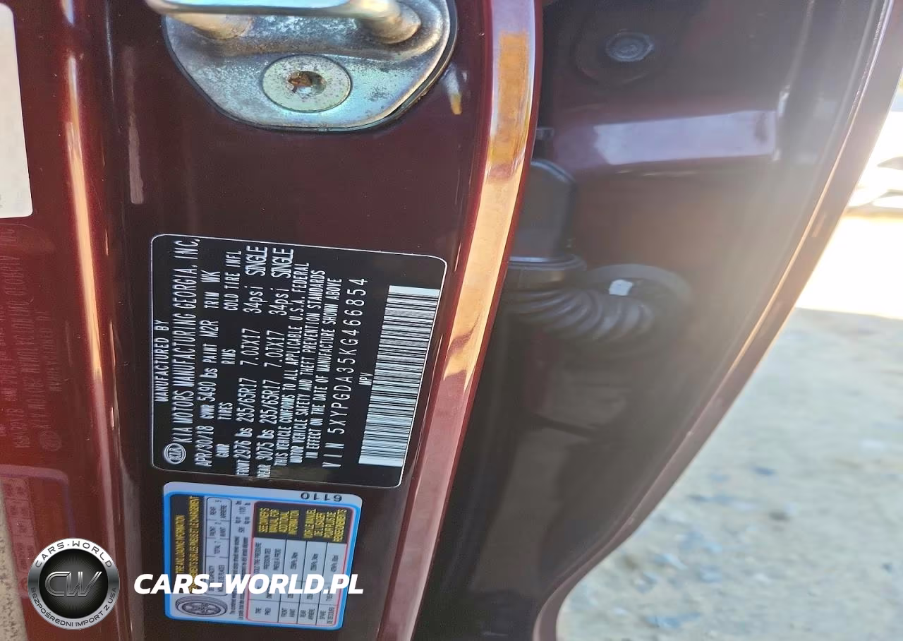 2019 Kia Sorento Lx VIN:5XYPGDA35KG466854 - 13