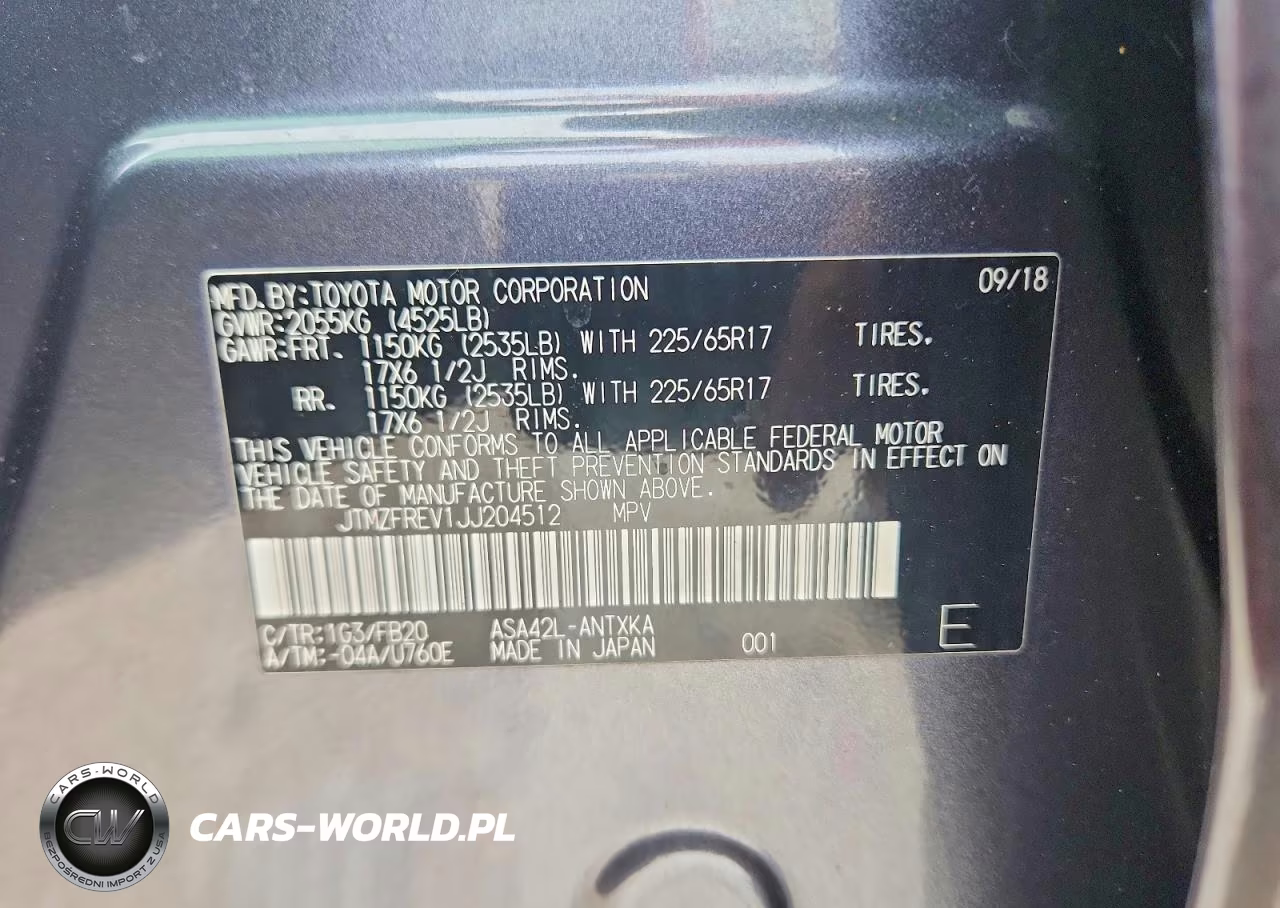 2018 Toyota Rav4 Le VIN:JTMZFREV1JJ204512 - 14